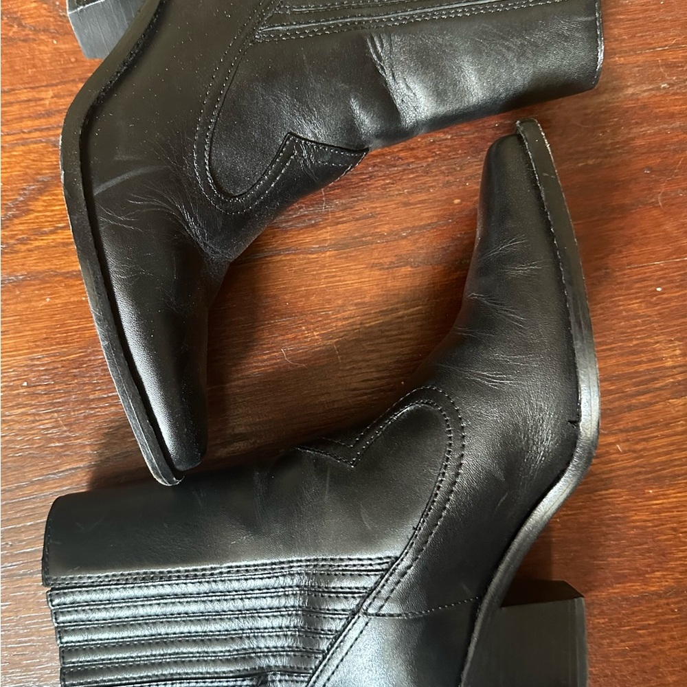 Tory Burch Western Boots Black - Picture 4 of 6